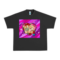 Pigment Black valentines day playing cards and pearl watercolor Urban Heavy Tee - AdoDesignShop