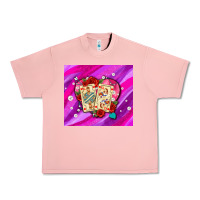 Salmon valentines day playing cards and pearl watercolor Urban Heavy Tee - AdoDesignShop