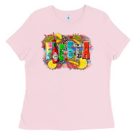 Bubblegum Pink taco fiesta Ladies Tee - Zillion Design Studio