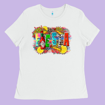 Taco Fiesta Ladies Tee Designed By Zillion Design Studio