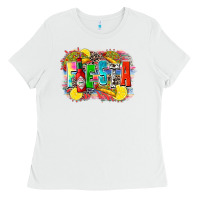 White taco fiesta Ladies Tee - Zillion Design Studio