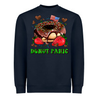 Navy donut panic Heavyweight Sweatshirt - AdoDesignShop