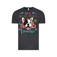 Vintage Black life is better with a frenchie Vintage Tee - Jasminsmagicworld
