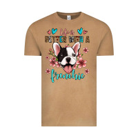 Vintage Camel life is better with a frenchie Vintage Tee - Jasminsmagicworld