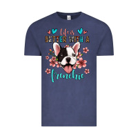Vintage Denim life is better with a frenchie Vintage Tee - Jasminsmagicworld