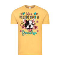 Vintage Mustard life is better with a frenchie Vintage Tee - Jasminsmagicworld