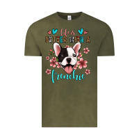 Vintage Olive life is better with a frenchie Vintage Tee - Jasminsmagicworld