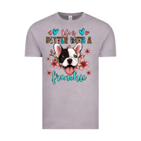 Vintage Zinc life is better with a frenchie Vintage Tee - Jasminsmagicworld