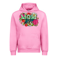 Fuchsia Pink Mom life Urban Hoodie - CowGirlArtShop