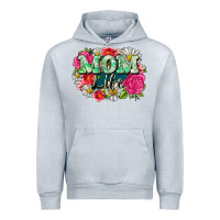 Heather Grey Mom life Urban Hoodie - CowGirlArtShop