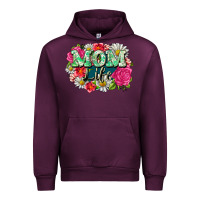 Mauve Wine Mom life Urban Hoodie - CowGirlArtShop
