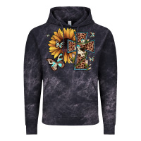Cloud Black leopard cross sunflower butterfly Vintage Hoodie - JahusDesignShop