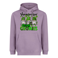 Lavender shamrockin' with my gnomies st patrick's day Heavyweight Hoodie - Jasminsmagicworld