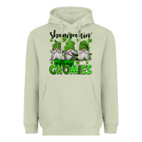 Matcha shamrockin' with my gnomies st patrick's day Heavyweight Hoodie - Jasminsmagicworld