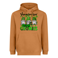 Meerkat shamrockin' with my gnomies st patrick's day Heavyweight Hoodie - Jasminsmagicworld