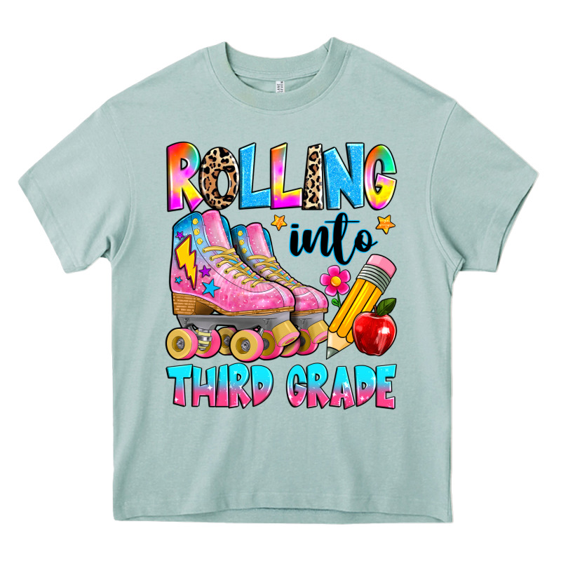 Rolling Into Third Grade Heavy Core Tee by texasbilliewilder | Teevron