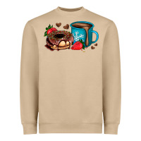 Mushroom donut coffee strawberry Heavyweight Sweatshirt - AdoDesignShop