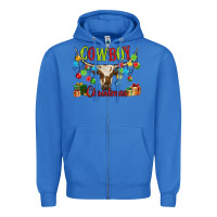 True Royal cowboy christmas Zipper Hoodie - MaliasSmallBusiness