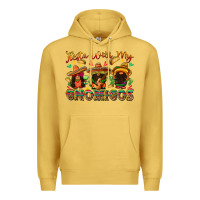 Antique Gold fiesta with my gnomigos Premium Hoodie - texasbilliewilder