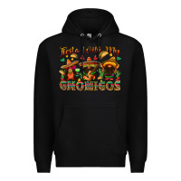 Black fiesta with my gnomigos Premium Hoodie - texasbilliewilder