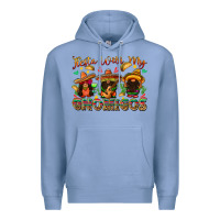 Colony Blue fiesta with my gnomigos Premium Hoodie - texasbilliewilder