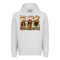 Dove Grey fiesta with my gnomigos Premium Hoodie - texasbilliewilder