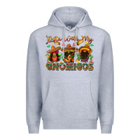 Heather Grey fiesta with my gnomigos Premium Hoodie - texasbilliewilder