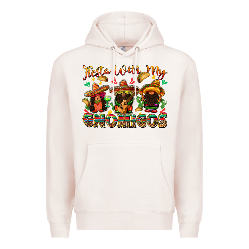 Fiesta With My Gnomigos Premium Hoodie by texasbilliewilder | Teevron
