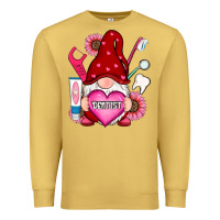 Antique Gold valentines day dentist gnome Premium Sweatshirt - RanaPortraitStore