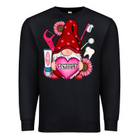 Black valentines day dentist gnome Premium Sweatshirt - RanaPortraitStore