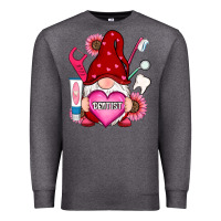 Charcoal Heather valentines day dentist gnome Premium Sweatshirt - RanaPortraitStore