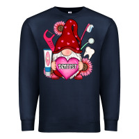Navy valentines day dentist gnome Premium Sweatshirt - RanaPortraitStore