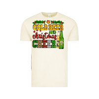 Vintage Arctic cold beer and christmas cheer with beer bottles Vintage Tee - AdoDesignShop