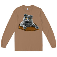 Toasted Coconut Scottish Fold Long Sleeve Tee - LillyAllenDesigns