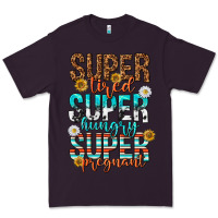 Plum super tired super hungry super pregnant Premium Tee - texasbilliewilder