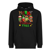 Black merry Christmas y'all gnome coffee Heavyweight Hoodie - Jasminsmagicworld