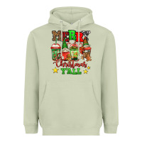 Matcha merry Christmas y'all gnome coffee Heavyweight Hoodie - Jasminsmagicworld