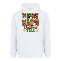 White merry Christmas y'all gnome coffee Heavyweight Hoodie - Jasminsmagicworld