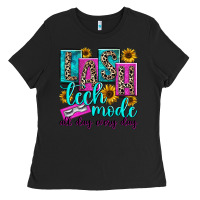 Black lash tech mode all day every day Ladies Tee - texasbilliewilder
