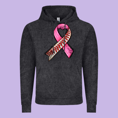 Breast Cancer Sport Ribbons Vintage Hoodie Designed By Adodesignshop
