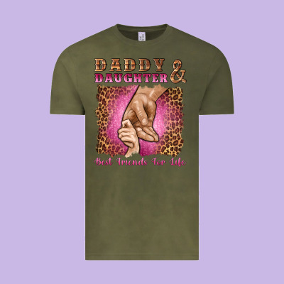 Daddy And Daughter Best Friends For Life Vintage Tee Designed By Artiststas