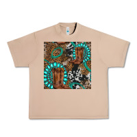 Burro cowboy boot and gemstone Urban Heavy Tee - BundleAndBundleShop