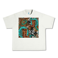 Pistachio cowboy boot and gemstone Urban Heavy Tee - BundleAndBundleShop