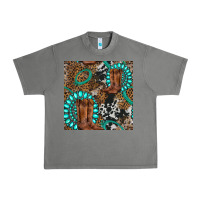 Tornado cowboy boot and gemstone Urban Heavy Tee - BundleAndBundleShop
