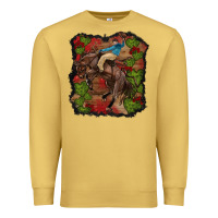 Antique Gold valentines day cowboy cactus rose Premium Sweatshirt - RanaPortraitStore
