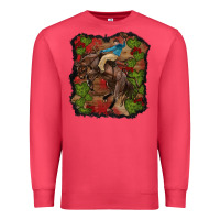Cardinal valentines day cowboy cactus rose Premium Sweatshirt - RanaPortraitStore