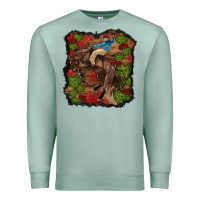 Seafoam valentines day cowboy cactus rose Premium Sweatshirt - RanaPortraitStore