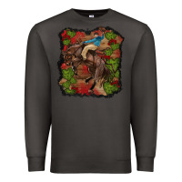 Smoke valentines day cowboy cactus rose Premium Sweatshirt - RanaPortraitStore