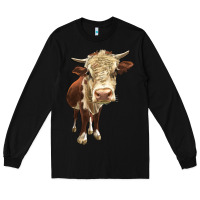 Black Hereford Heifer Long Sleeve Tee - LillyAllenDesigns