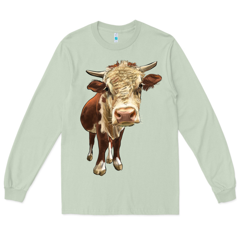 Hereford Heifer Long Sleeve Tee by LillyAllenDesigns | Teevron